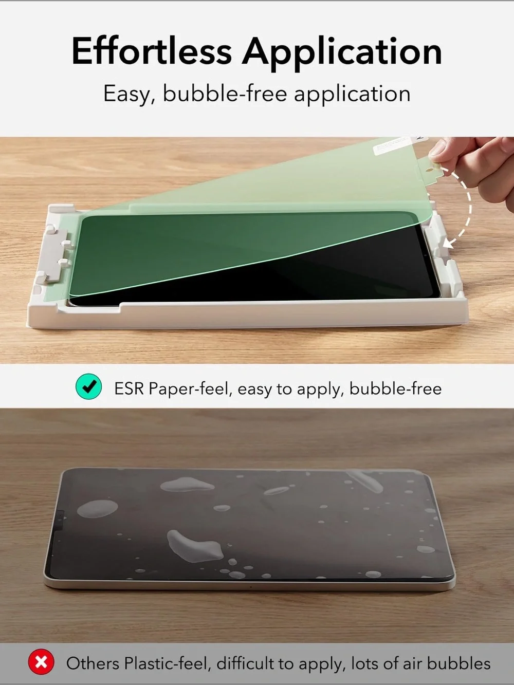 NEW ESR Paperfeel Paperlike EASY INSTALL Screen Protector for iPad Pro 12.9 inch